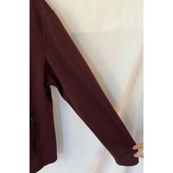 32 Degrees Mens Heat Tech Quarter Zip Pullover/Sweater Red/Burgundy Size 2XL - Picture 4 of 8